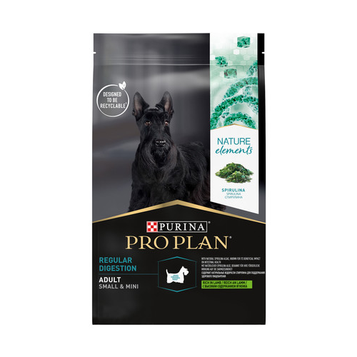Сухой корм Pro Plan® Nature Elements для взрослых собак мелких и карликовых пород (с высоким содержанием ягненка), 2 кг