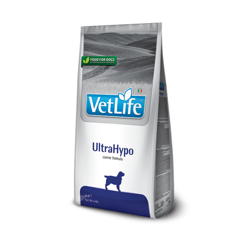 Farmina Vet Life Ultra Hypo сухой лечебный корм для собак при аллергиях, 2 кг
