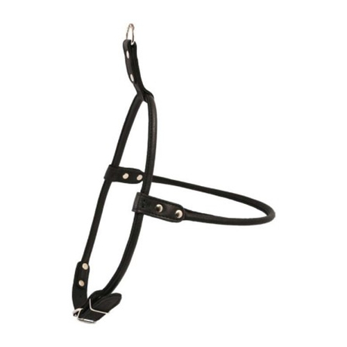 Collar Soft Шлейка круглая для длинношерстных собак, ширина 1 см, обхват шеи 60 см, обхват груди 81-89 см, черная