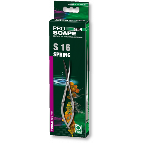 JBL ProScape Tool S 16 spring - Пружинные ножницы для мхов и газонов в аквариуме, 16 см, 18 гр