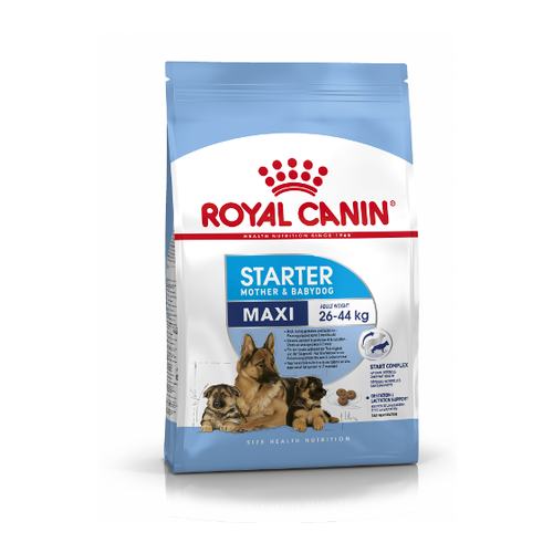 Royal Canin Maxi Starter Сухой корм для щенков до 2 месяцев, беременных и кормящих собак крупных пород, 4 кг