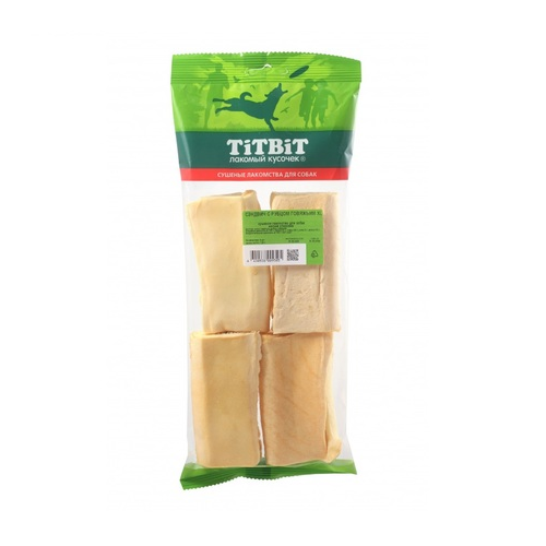 TiTBiT Сэндвич с рубцом говяжьим XL для взрослых собак средних и крупных пород, 130 гр