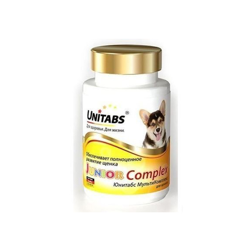 UNITABS JuniorComplex Мультивитамины для щенков, 100 таблеток, 200 гр