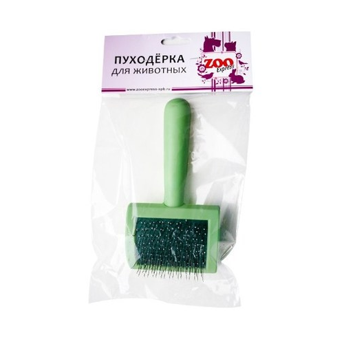 Зооэкспресс Пуходерка пластмассовая с каплей (малая)