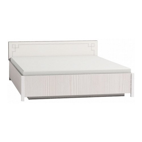 Двуспальная кровать Арника Баухаус (Bauhaus) Plus 32.2 с ПМ 160х200 см бодега светлый
