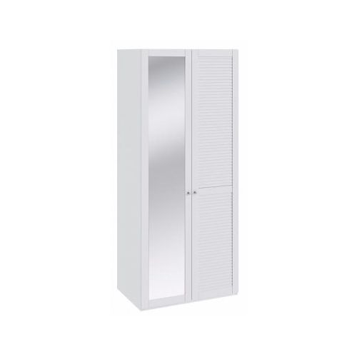 Шкаф для одежды Трия с 1-й глухой и 1-й зеркальной дверями Ривьера СМ-241.07.002 R
