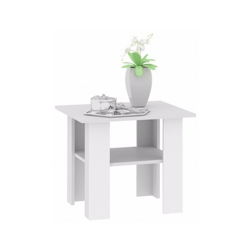 Журнальный стол НК мебель Хай-тек 55 см белый
