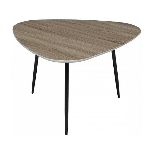 Журнальный стол Мебель Малайзии Wood 62 4 дуб серо-коричневый винтажный