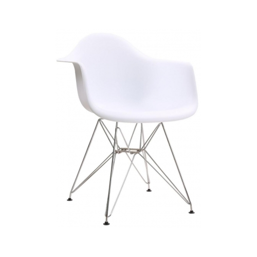Кресло Стул Груп Hames / Eames 8066B WHITE SEAT белое