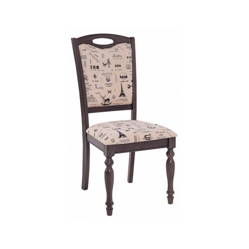 Деревянный стул Мебель Малайзии LT C17443 dark grey