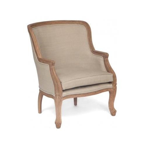 Кресло Тетчер Secret De Maison Margueite mod. ASS787 walnut / бежевая ткань