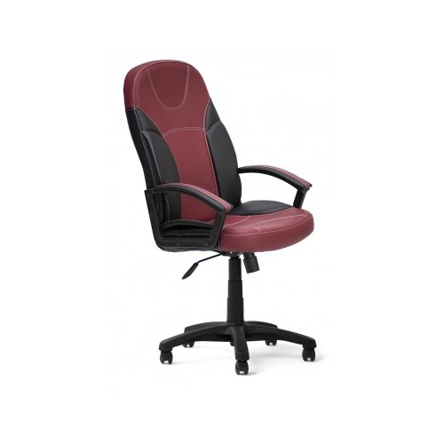 Компьютерное кресло Тетчер «Твистер» (Twister) черное / бордо
