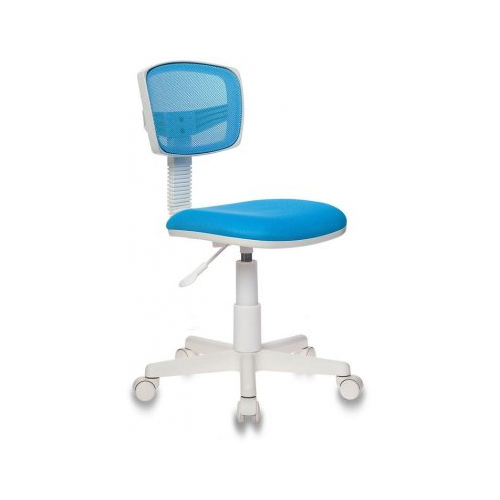 Компьютерное кресло Бюрократ CH-W299/LB/TW-55 голубое tw-31 / tw-55 / пластик белый