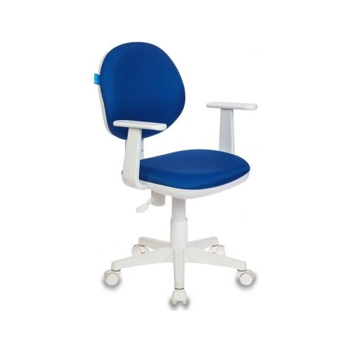 Компьютерное кресло Бюрократ CH-W356AXSN/15-10 темно-синее 15-10 / пластик белый