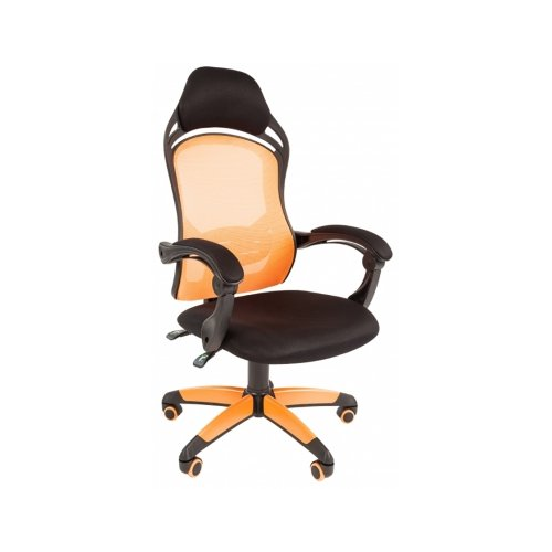 Компьютерное кресло Chairman game 12 черное / оранжевое
