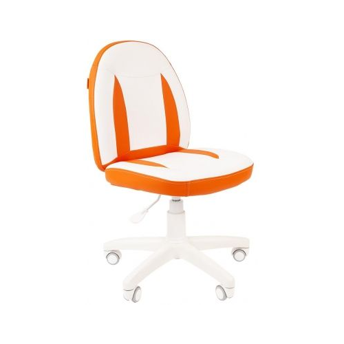 Компьютерное кресло Chairman Kids 122 экопремиум белый / оранжевое