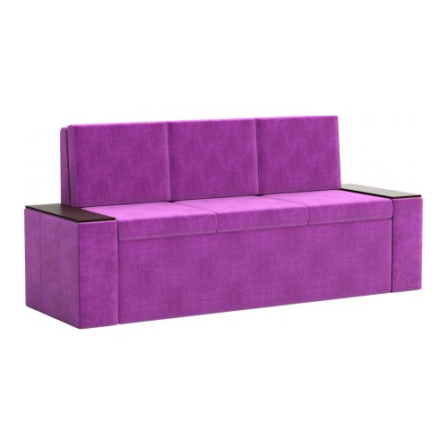 Кухонный диван Mebelico Лина микровельвет фиолетовый