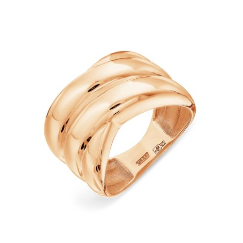 Кольцо из красного золота Линии Любви Т10001Б141