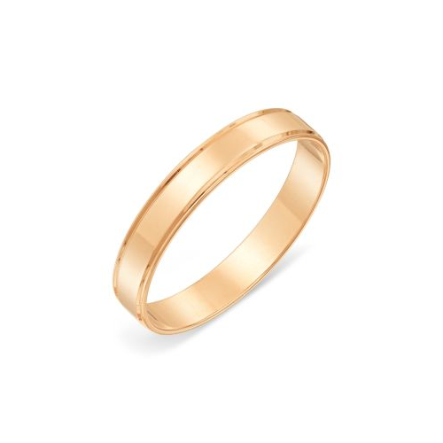 Кольцо обручальное из красного золота Линии Любви Т100614010