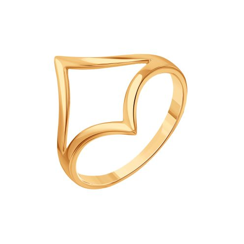 Кольцо из красного золота Линии Любви Т10001А242