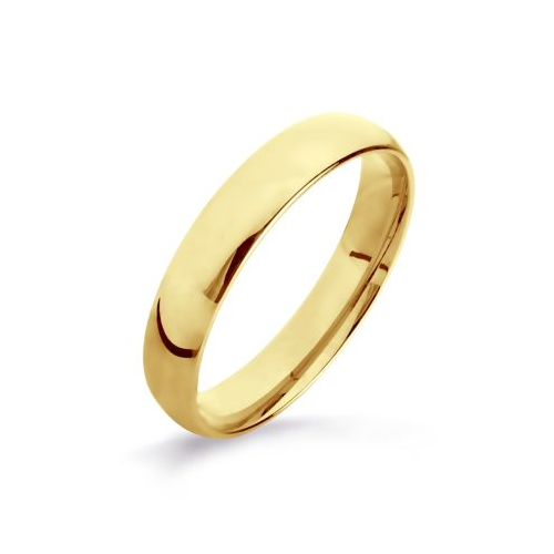Кольцо обручальное из желтого золота Линии Любви Т900013797