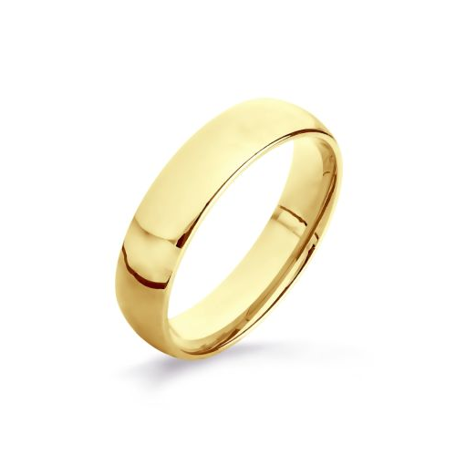 Кольцо обручальное из желтого золота Линии Любви Т900013798