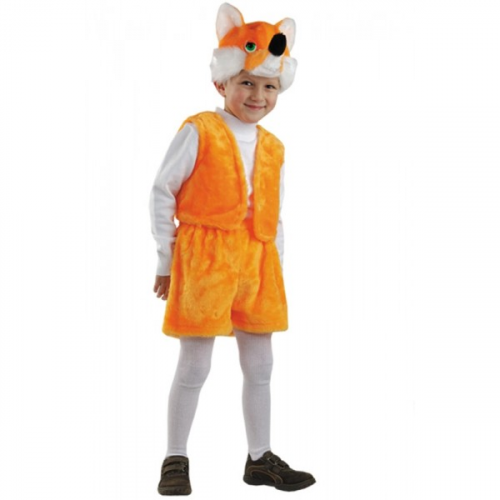 Карнавальный костюм Лисенок размер 28 (Оранжевый)