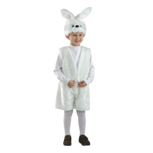 Карнавальный костюм Зайчик размер 90-116 (Белый)