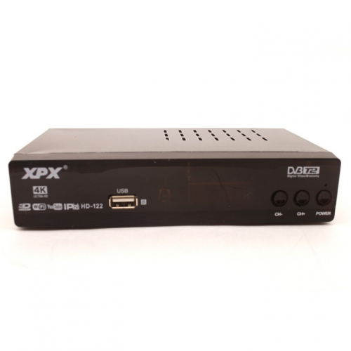 Цифровой ресивер приставка XPX DVB T2 HD122 (Черный)