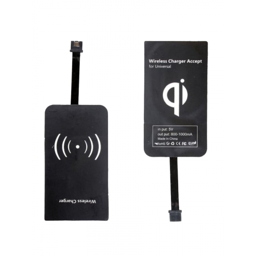 Универсальный Qi ресивер приемник для беспроводной зарядки microUSB тип A для Android