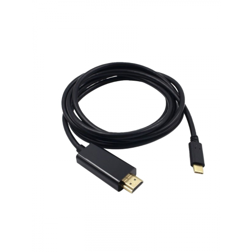 Кабель Aluminium Type-C to HDMI 1 м (Черный)