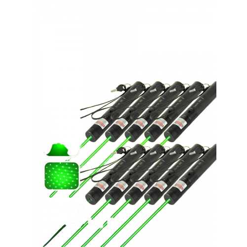 Лазерная указка Green Laser 303 10 шт (Черный)