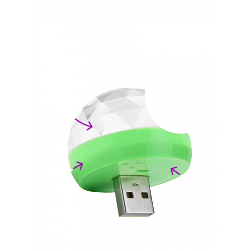 Диско шар светодиодный Led Magic Ball с usb 4 шт