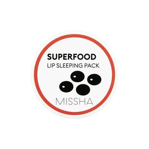 Missha Super Food Black Bean Lip Sleeping Pack