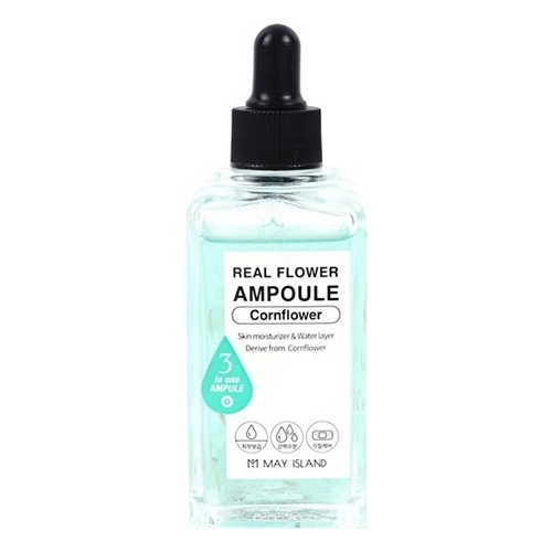 May Island Real Flower Ampoule Cornflower