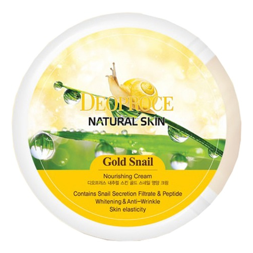 Deoproce Natural Skin Gold Snail Nourishing Cream