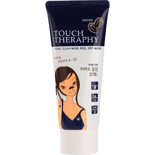 Welcos Touch Therapy Cacao Pore Clear Nose Pack Peel off Type