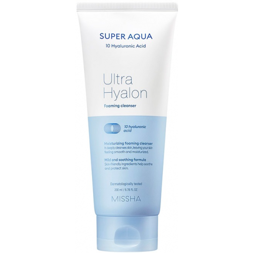 Missha Super Aqua Ultra Hyalron Cleansing Foam