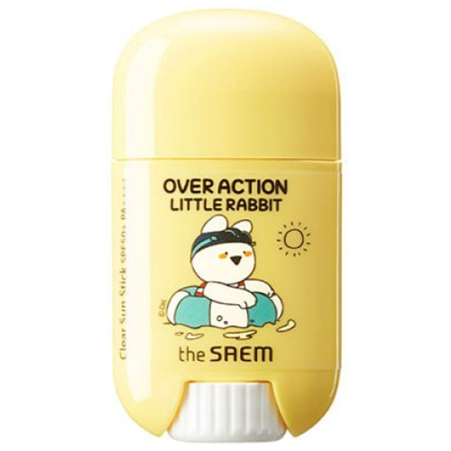 C The Saem Over Action Rabbit Eco Earth Power Clear Sun Stick SPF PA