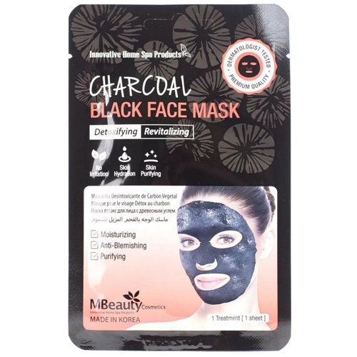 MBeauty Charcoal Black Face Mask