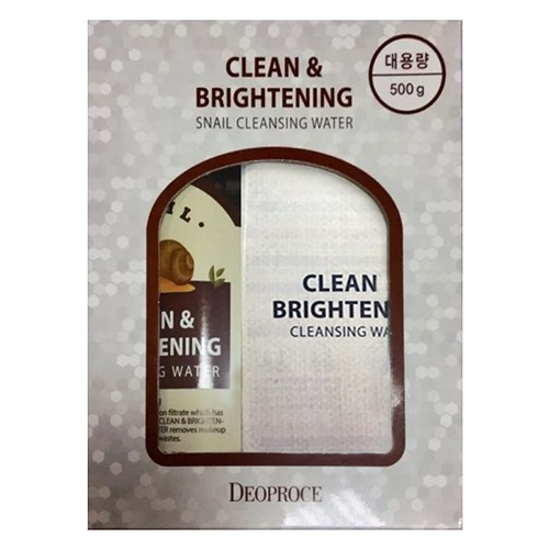 Deoproce Clean and Brightening Snail Cleansing Water