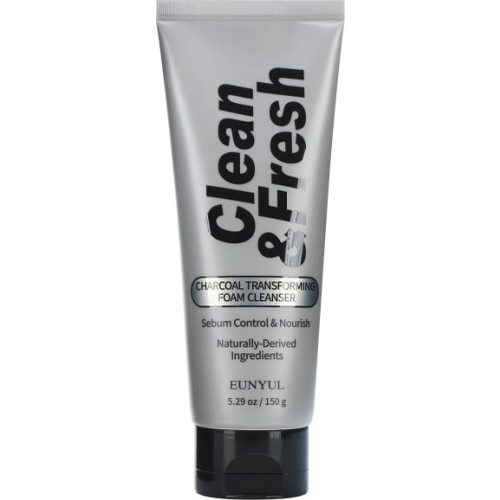 Eunyul Clean and Fresh Charcoal Transforming Foam Cleanser