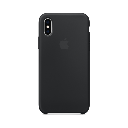 Чехол-крышка Apple MRW72ZM/A для iPhone XS, силикон, черный