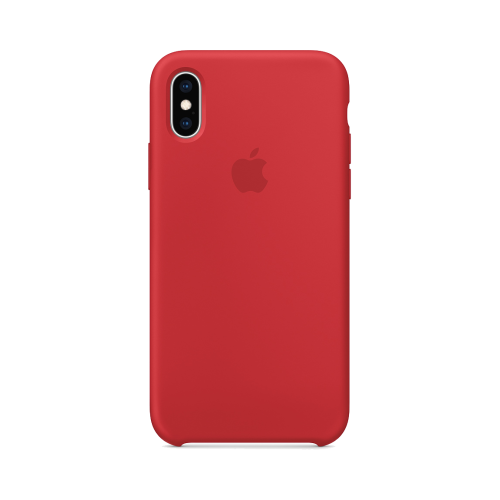 Чехол-крышка Apple MRWC2ZM/A для iPhone XS, силикон, красный