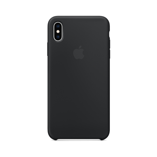 Чехол-крышка Apple MRWE2ZM/A для iPhone XS Max, силикон, черный
