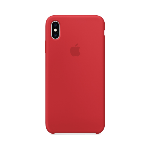 Чехол-крышка Apple MRWH2ZM/A для iPhone XS Max, силикон, красный