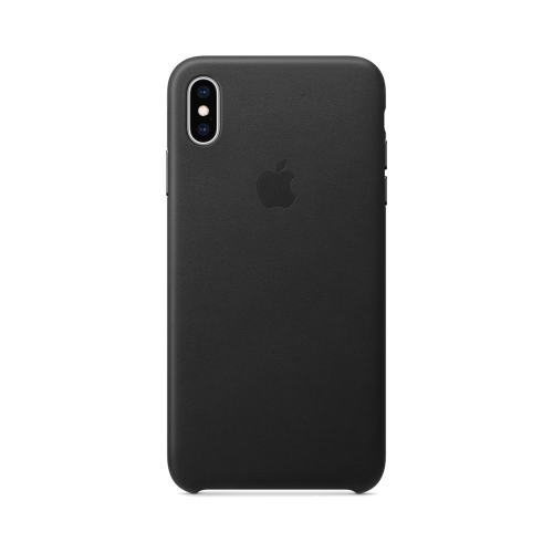 Чехол-крышка Apple MRWT2ZM/A для iPhone XS Max, кожа, черный
