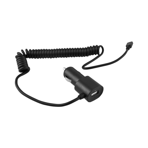 Зарядное устройство автомобильное Bron micro 1.8м 2.4A (USB + кабель microUSB)