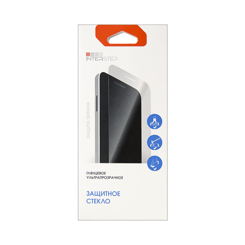 Защитное стекло InterStep для Apple iPhone 7/8 3D (черное)