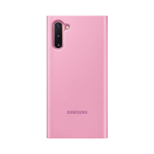 Чехол-книжка Samsung ZN970CPEGRU Clear View для Galaxy Note10, полиуретан, розовый